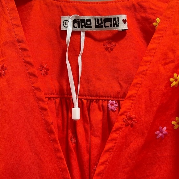 Ciao Lucia Sabrina Dress Poppy Floral - Picture 3 of 6